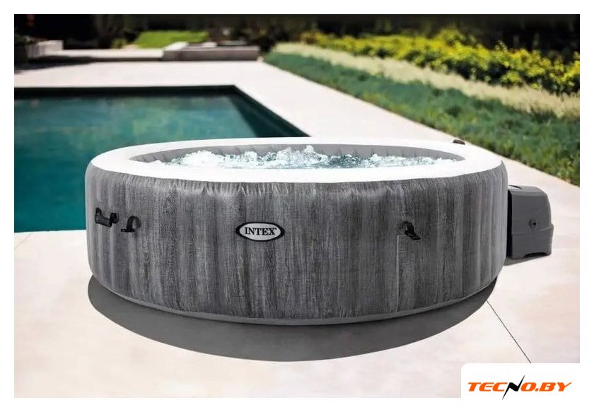 Надувной бассейн Intex Bubble Massage Deluxe 28442 (216x71) с джакузи - Изображение №3 — Интернет-Магазин TECNO.BY