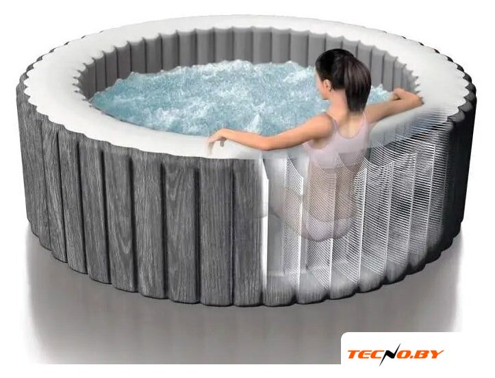 Надувной бассейн Intex Bubble Massage Deluxe 28442 (216x71) с джакузи - Изображение №2 — Интернет-Магазин TECNO.BY