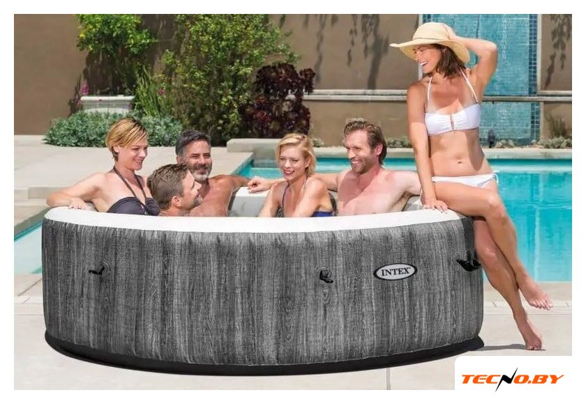 Надувной бассейн Intex Bubble Massage Deluxe 28442 (216x71) с джакузи - Изображение №5 — Интернет-Магазин TECNO.BY
