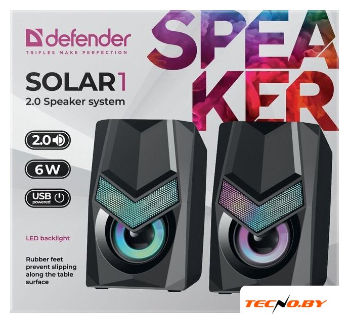 Акустика Defender Solar 1 - Изображение №7 — Интернет-Магазин TECNO.BY