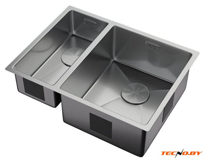 Кухонная мойка ZorG Zerox 58-2 U / IF-L Steel - Изображение №2 — Интернет-Магазин TECNO.BY