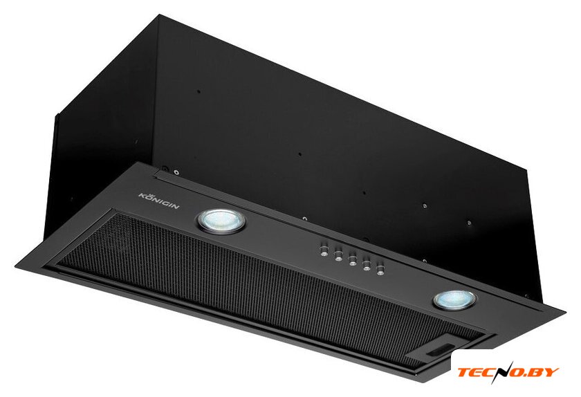 Кухонная вытяжка Konigin Flatbox Full 50 (черный) - Изображение №1 — Интернет-Магазин TECNO.BY