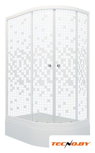 Душевой уголок Triton Коралл В1 120x80 L (мозаика) - Изображение №1 — Интернет-Магазин TECNO.BY