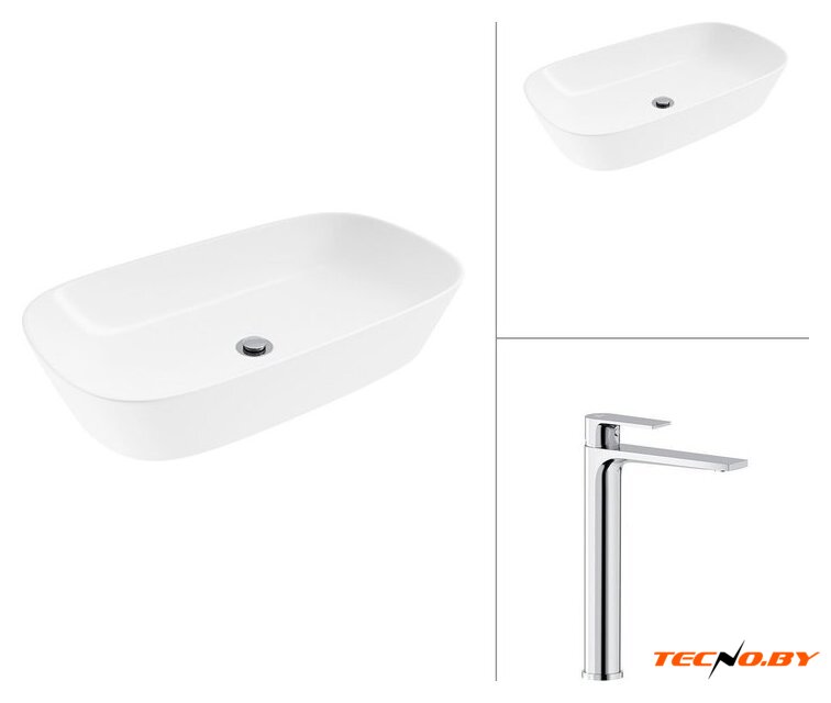 Умывальник Lauter 21393-70 + Reef 21CK8678C - Изображение №1 — Интернет-Магазин TECNO.BY