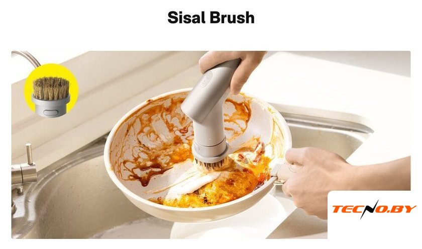 Щетка для мытья посуды Hoto Electric Kitchen Scrubber - Изображение №5 — Интернет-Магазин TECNO.BY