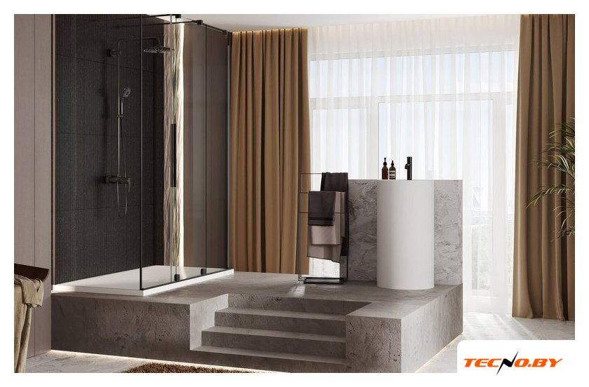 Умывальник Belux Осло 450x800 (18, белый матовый/Solid Surface) - Изображение №3 — Интернет-Магазин TECNO.BY