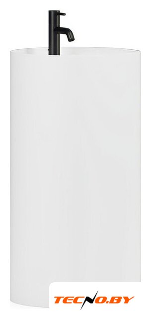 Умывальник Belux Осло 450x800 (18, белый матовый/Solid Surface) - Изображение №2 — Интернет-Магазин TECNO.BY