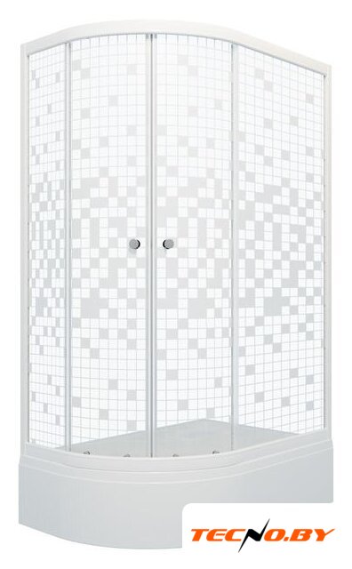 Душевой уголок Triton Коралл В1 120x80 R (мозаика) - Изображение №1 — Интернет-Магазин TECNO.BY