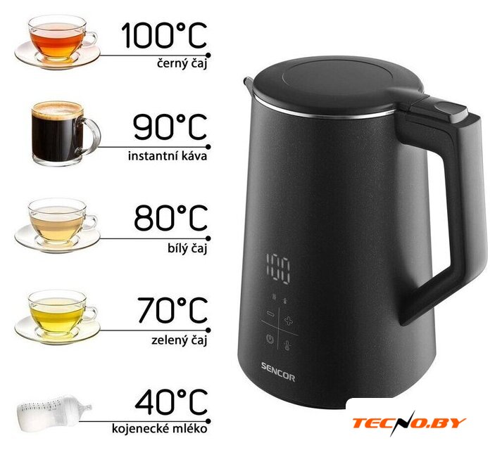 Электрический чайник Sencor SWK 0600BK - Изображение №7 — Интернет-Магазин TECNO.BY