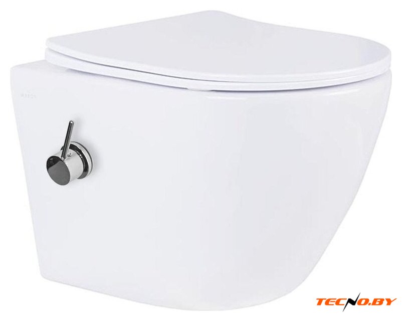 Унитаз подвесной Roxen Antares Bidet в комплекте с инсталляцией StounFix Dual Fresh 6 в 1 960516 (кнопка: оружейная сталь) - Изображение №6 — Интернет-Магазин TECNO.BY