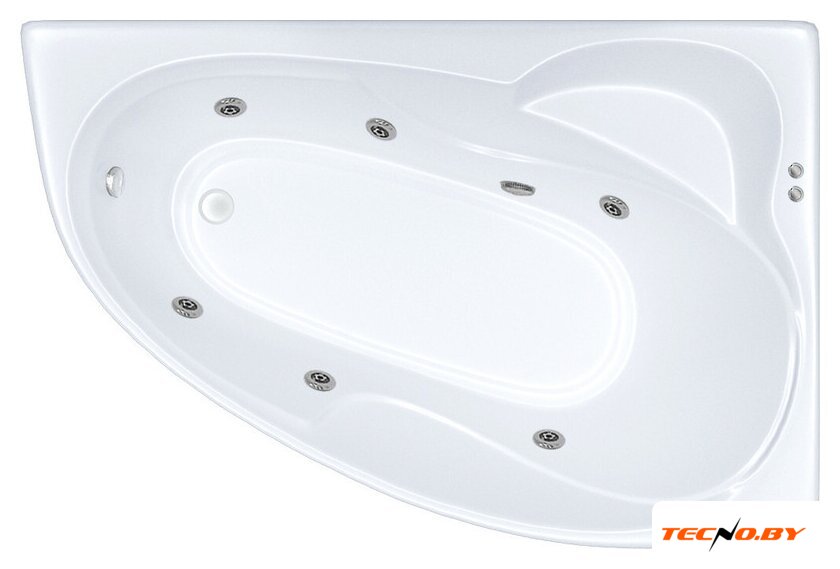 Ванна Triton Николь 160x100 L Базовая Flat (с гидромассажем) - Изображение №1 — Интернет-Магазин TECNO.BY