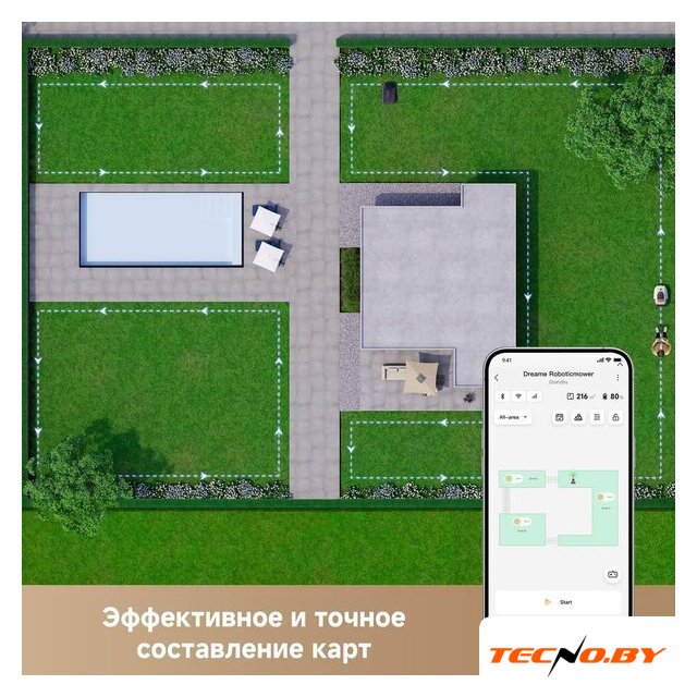 Газонокосилка-робот Dreame Roboticmower A1 Pro - Изображение №7 — Интернет-Магазин TECNO.BY