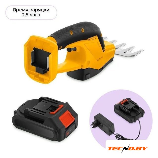 Кусторез + ножницы Kitfort KT-4303 (с 1-им АКБ) - Изображение №3 — Интернет-Магазин TECNO.BY