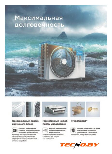 Кондиционер Midea Paramount Inverter MSAG1-24N8D0-I/MSAG1-24N8D0-O - Изображение №8 — Интернет-Магазин TECNO.BY