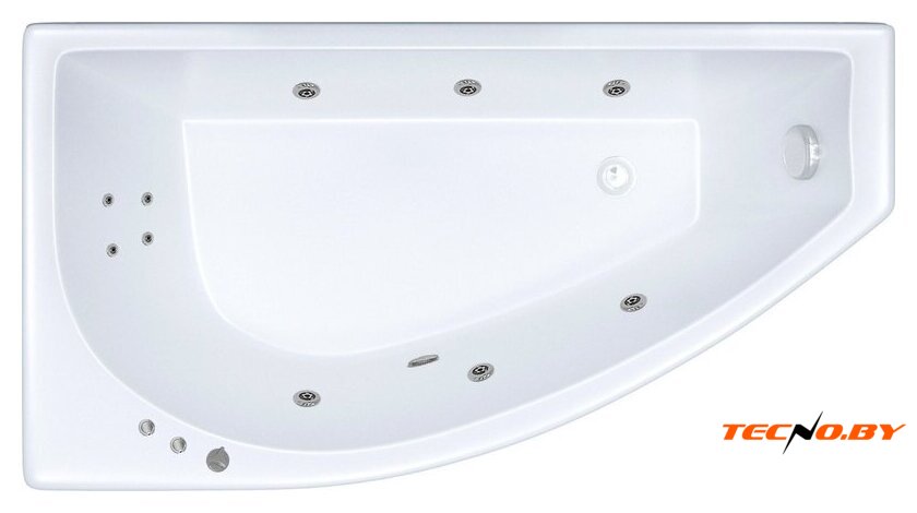 Ванна Triton Бэлла 140x77 Экстра Стандарт Flat R (с гидромассажем) - Изображение №1 — Интернет-Магазин TECNO.BY