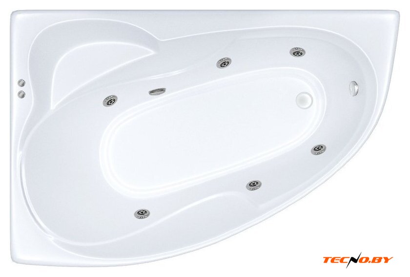 Ванна Triton Николь 160x100 R Базовая Flat (с гидромассажем) - Изображение №1 — Интернет-Магазин TECNO.BY