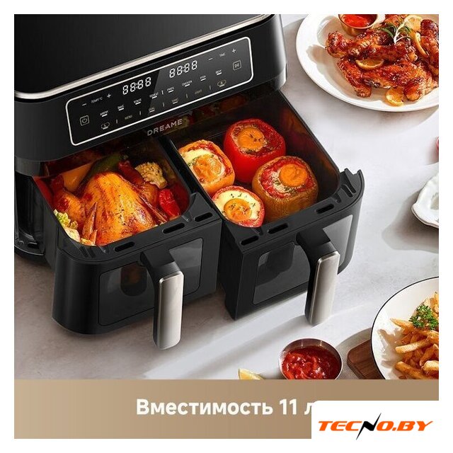 Аэрогриль (аэрофритюрница) Dreame Air Fryer DZ30 (черный) - Изображение №7 — Интернет-Магазин TECNO.BY