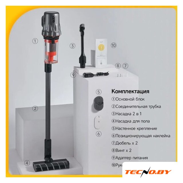 Пылесос Deerma DEM-T30W - Изображение №16 — Интернет-Магазин TECNO.BY