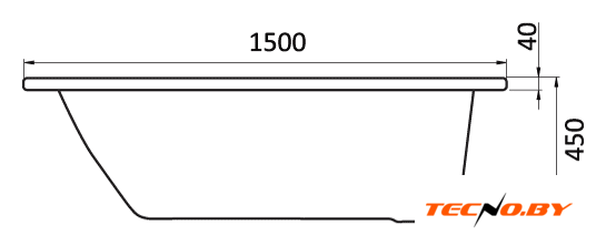 Ванна Santek Монако 150x70 (1WH111976) - Изображение №2 — Интернет-Магазин TECNO.BY
