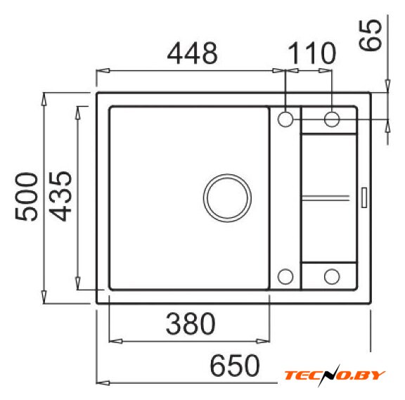 Кухонная мойка Elleci Unico 125 Bianco Antico 62 - Изображение №2 — Интернет-Магазин TECNO.BY