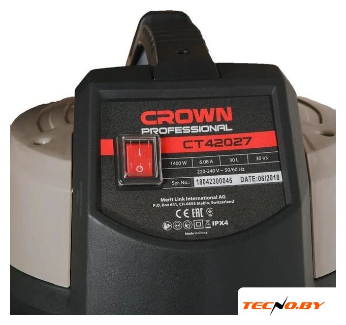 Пылесос Crown CT42027 - Изображение №3 — Интернет-Магазин TECNO.BY