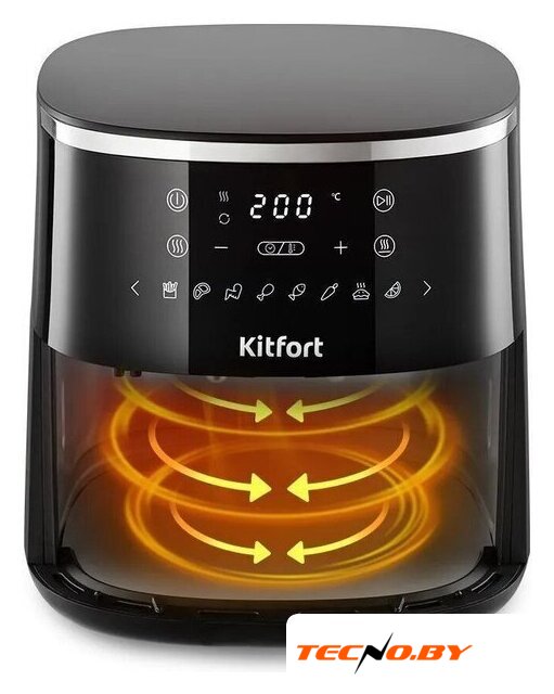 Аэрогриль (аэрофритюрница) Kitfort KT-8160 - Изображение №4 — Интернет-Магазин TECNO.BY