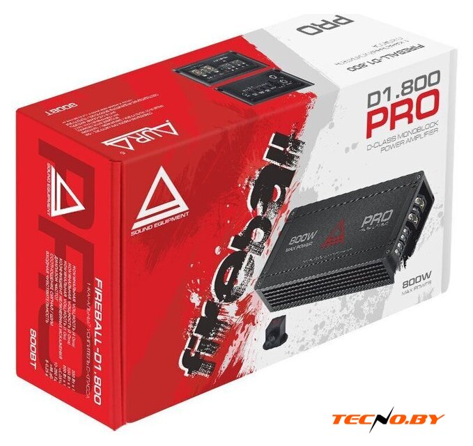 Автомобильный усилитель Aura Fireball-D1.800 PRO - Изображение №6 — Интернет-Магазин TECNO.BY