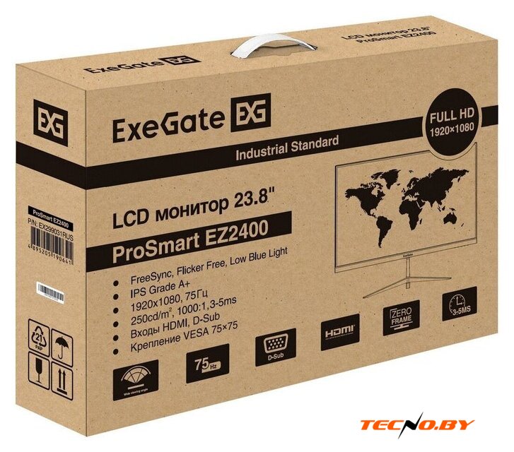 Монитор ExeGate ProSmart EZ2400 EX299031RUS - Изображение №9 — Интернет-Магазин TECNO.BY