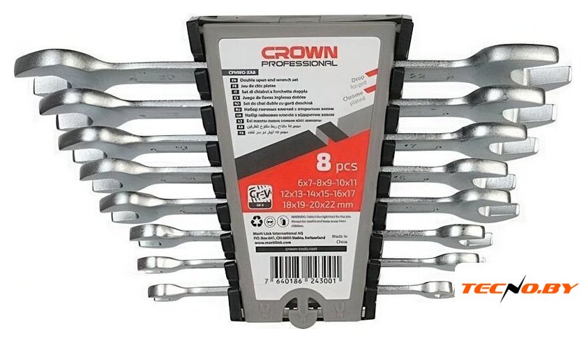 Набор ключей Crown CPHWO-XA8 (8 предметов) - Изображение №1 — Интернет-Магазин TECNO.BY