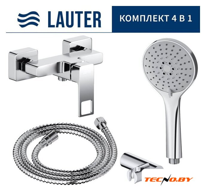 Смеситель Lauter Cascade 21СК9615C с лейкой Relexa Daisy 21S10167 - Изображение №1 — Интернет-Магазин TECNO.BY