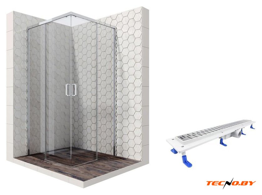 Душевой уголок Ambassador Set 11011104-ST5 - Изображение №1 — Интернет-Магазин TECNO.BY
