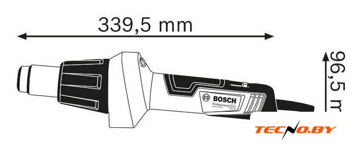 Промышленный фен Bosch GHG 20-60 Professional 06012A6400 - Изображение №2 — Интернет-Магазин TECNO.BY