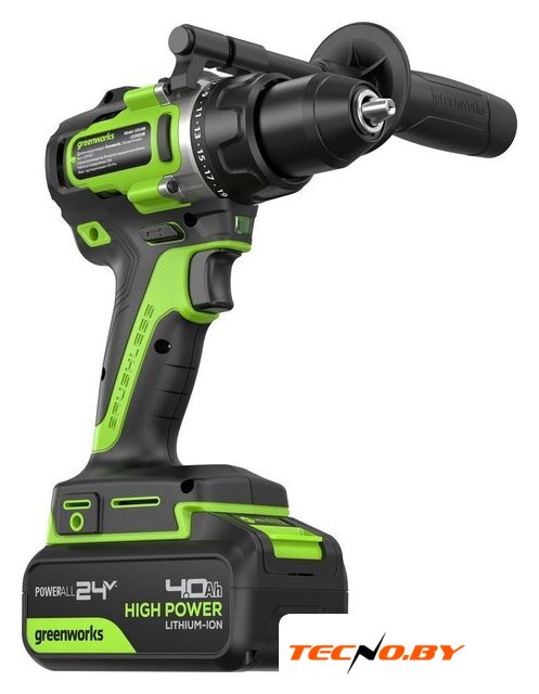 Дрель-шуруповерт Greenworks GD24DD90 3707507CUD (с 2-мя АКБ) - Изображение №7 — Интернет-Магазин TECNO.BY