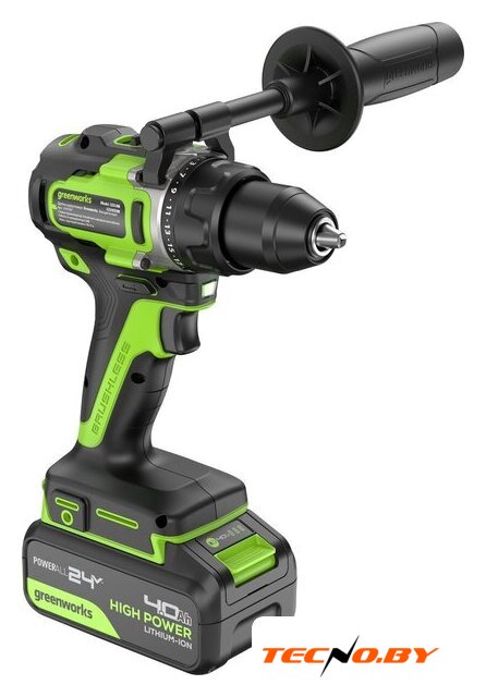 Дрель-шуруповерт Greenworks GD24DD90 3707507CUD (с 2-мя АКБ) - Изображение №8 — Интернет-Магазин TECNO.BY
