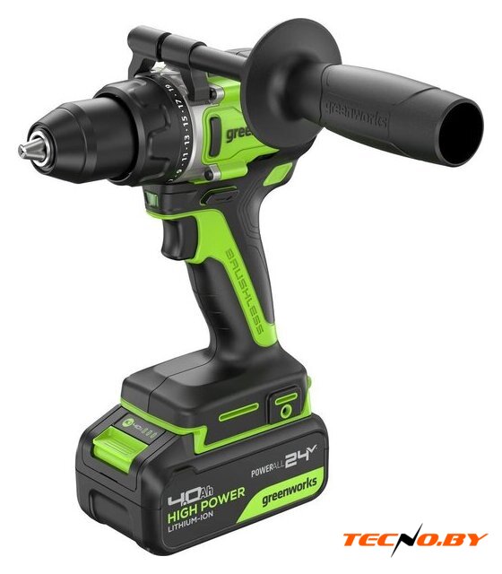 Дрель-шуруповерт Greenworks GD24DD90 3707507CUD (с 2-мя АКБ) - Изображение №1 — Интернет-Магазин TECNO.BY