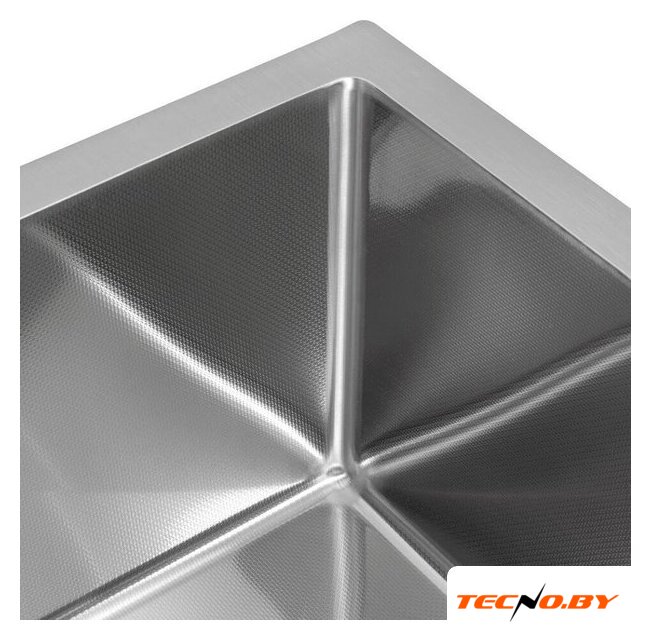 Кухонная мойка ARFEKA ECO AR 450*450 SATIN DECOR MILLET GRAINS (настольная) - Изображение №3 — Интернет-Магазин TECNO.BY