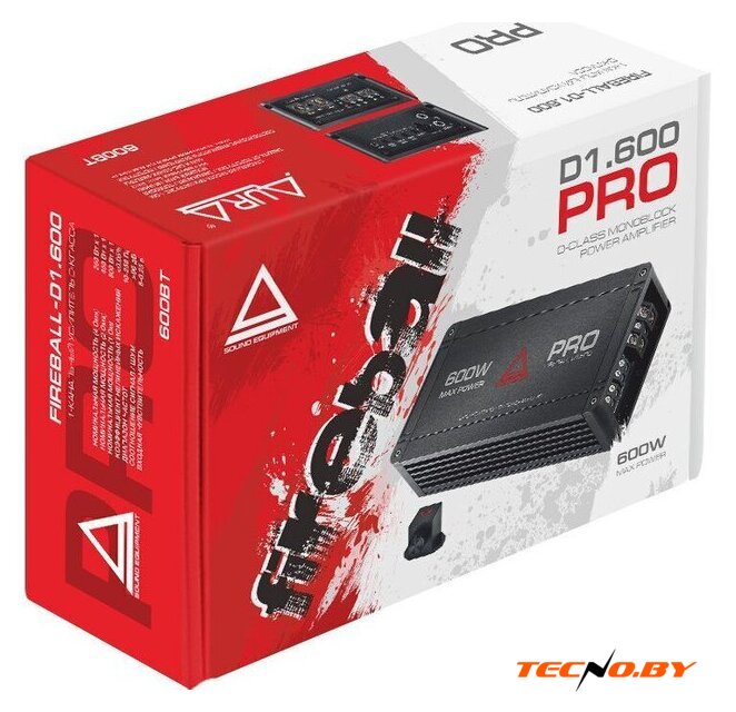 Автомобильный усилитель Aura Fireball-D1.600 PRO - Изображение №7 — Интернет-Магазин TECNO.BY