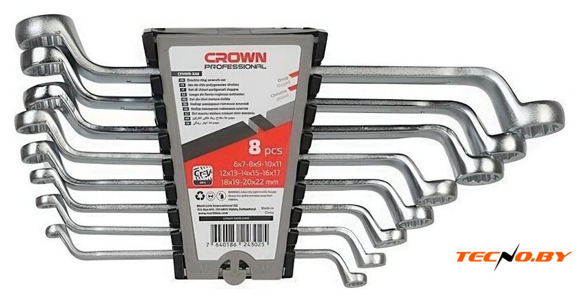 Набор ключей Crown CPHWR-XA8 (8 предметов) - Изображение №1 — Интернет-Магазин TECNO.BY