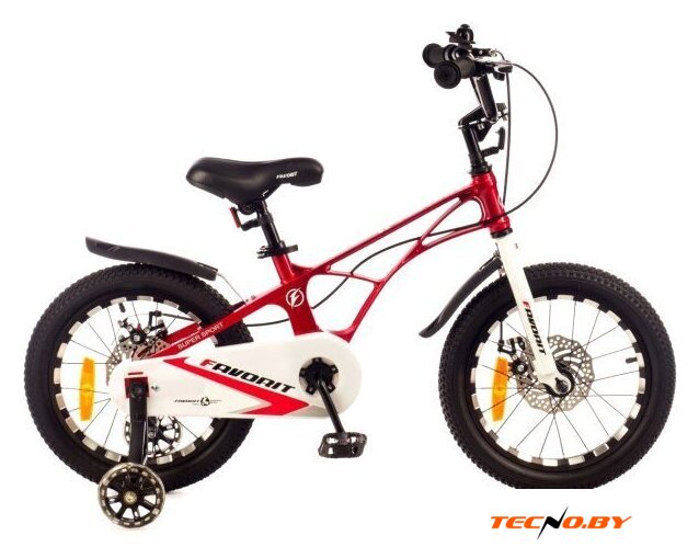 Детский велосипед Favorit Super Sport SSP-16RD (красный) - Изображение №1 — Интернет-Магазин TECNO.BY
