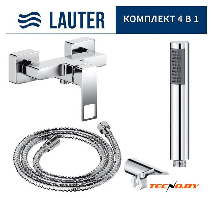 Смеситель Lauter Cascade 21СК9615C с лейкой Relexa Lily 21S10048 - Изображение №1 — Интернет-Магазин TECNO.BY