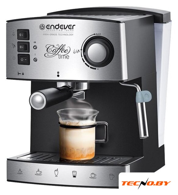 Рожковая кофеварка Endever Costa-1060 - Изображение №2 — Интернет-Магазин TECNO.BY