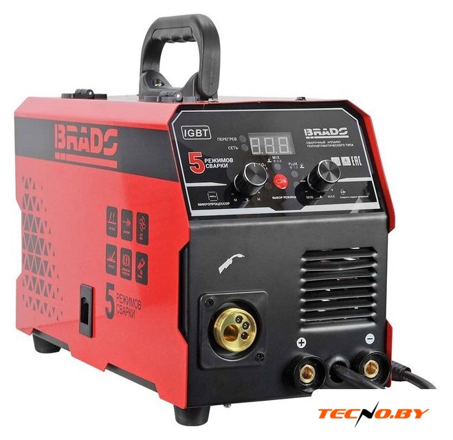 Сварочный инвертор Brado MIG/MMA-250L-13 - Изображение №1 — Интернет-Магазин TECNO.BY