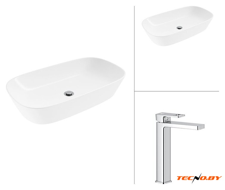 Умывальник Lauter 21393-70 + Cascade 21СК0655C - Изображение №1 — Интернет-Магазин TECNO.BY