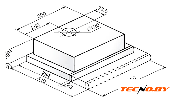 Кухонная вытяжка Faber Flox BK A60 [110.0436.366] - Изображение №2 — Интернет-Магазин TECNO.BY