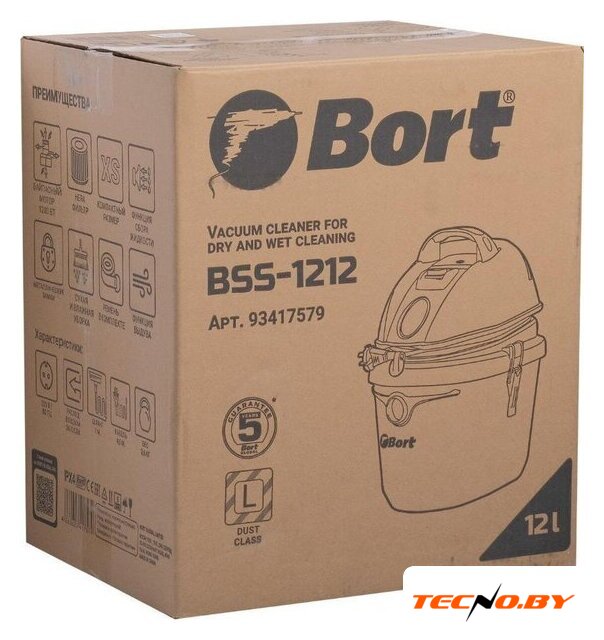 Пылесос Bort BSS-1212 - Изображение №10 — Интернет-Магазин TECNO.BY