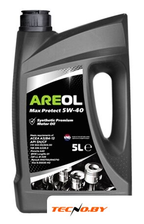 Моторное масло Areol Max Protect 5W-40 5л - Изображение №1 — Интернет-Магазин TECNO.BY