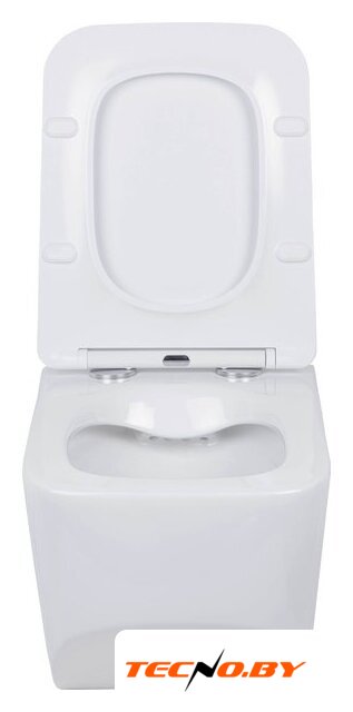 Унитаз подвесной Roxen Boro One Rimless 6 в 1 StounFix Dual Fresh 621774 (оружейная сталь/металл) - Изображение №7 — Интернет-Магазин TECNO.BY