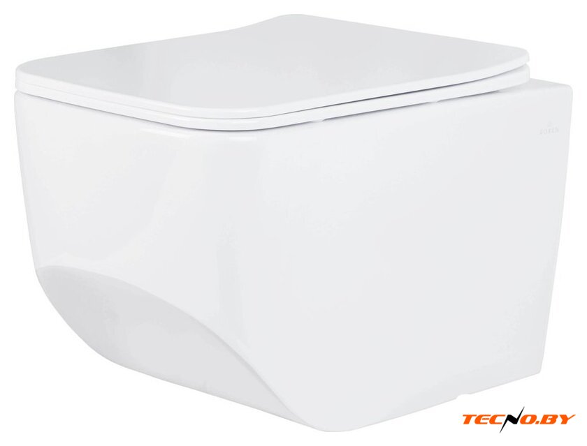 Унитаз подвесной Roxen Boro One Rimless 6 в 1 StounFix Dual Fresh 621774 (оружейная сталь/металл) - Изображение №5 — Интернет-Магазин TECNO.BY