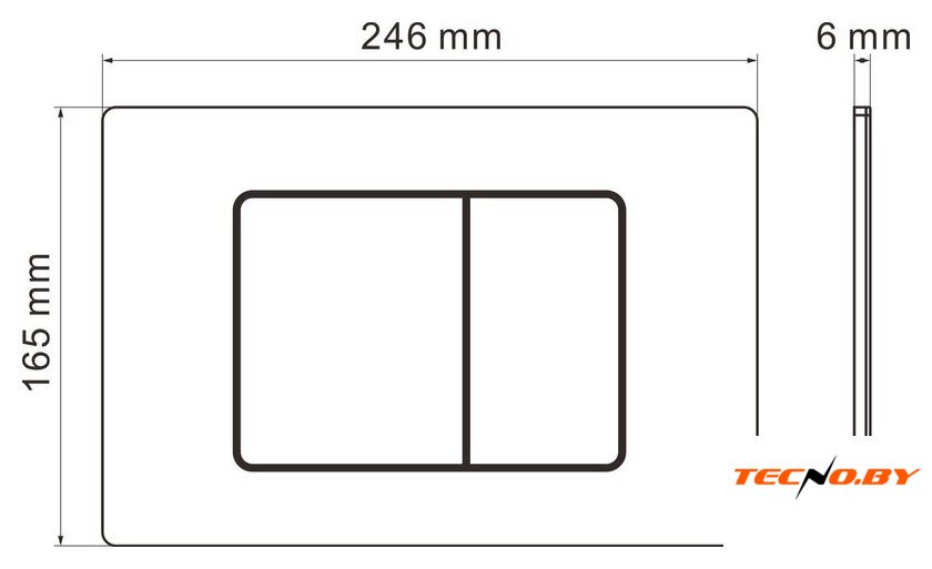 Унитаз подвесной Roxen Boro One Rimless 6 в 1 StounFix Dual Fresh 621774 (оружейная сталь/металл) - Изображение №24 — Интернет-Магазин TECNO.BY