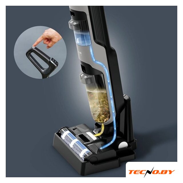 Вертикальный моющий пылесос Tefal X-Clean 4 GF5035F0 - Изображение №16 — Интернет-Магазин TECNO.BY